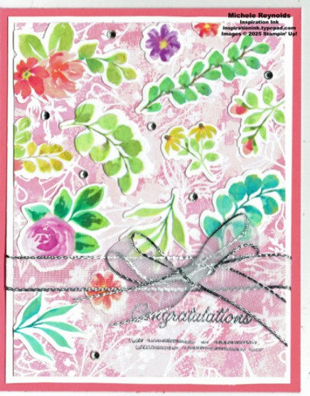 Extraordinary flora scattered flora congratulations watermark