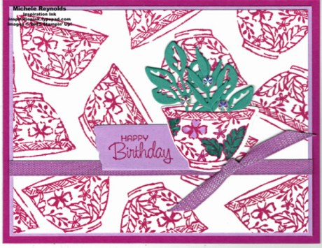 Inspiring imperfections falling teacups watermark