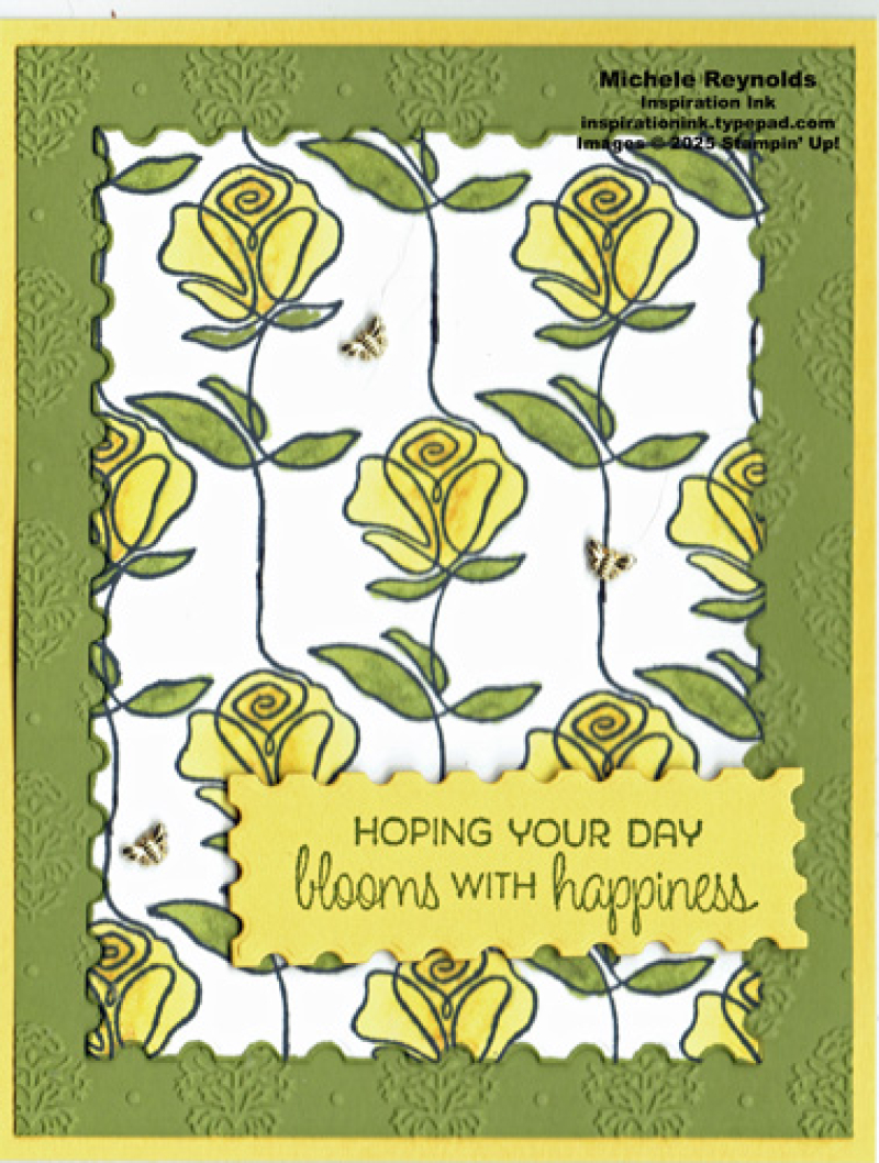 Along these lines yellow rose vines watermark