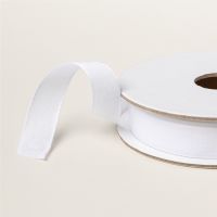 White 1/2" (1.3 Cm) Woven Ribbon [ 164634 ]