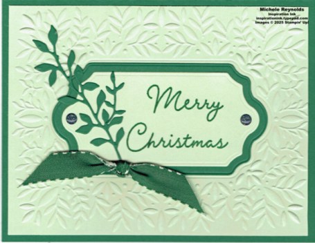 Jolly holly christmas greenery watermark