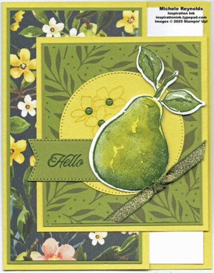 Perfectly pears fun fold hello watermark