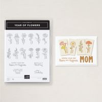Year Of Flowers Cling Stamp Set (English) [ 165367 ]