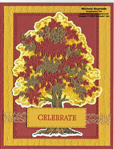 Autumn trees celebration oak watermark
