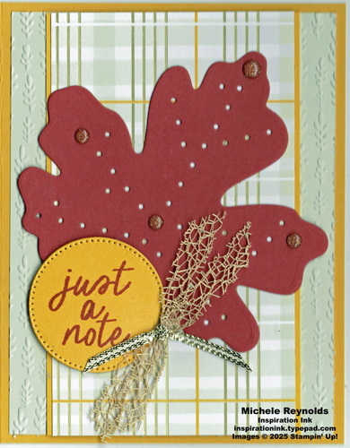 Simply said big leaf note watermark