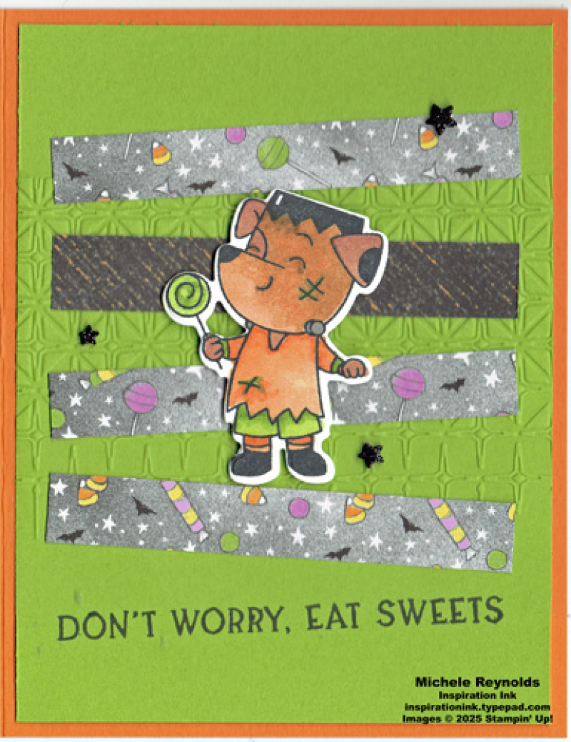 Spooky halloween sweet strips frankie watermark