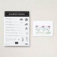 Blooming Phrases Photopolymer Stamp Set (English) [ 165523 ]